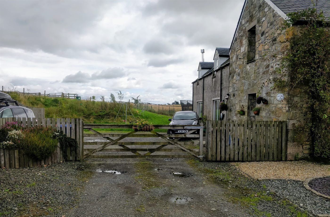 Parking and entrance